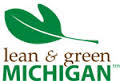 Lean and Green Michigan logo